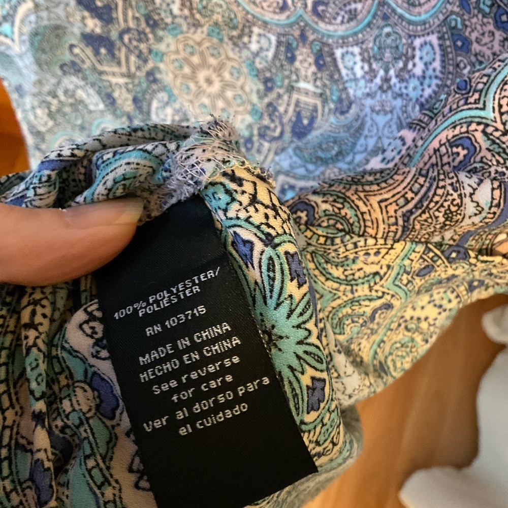 Zac & Rachel Multicolor Patterned Blouse - Picture 5 of 6